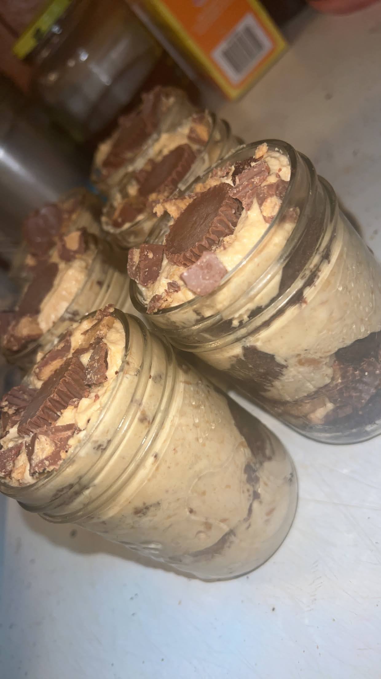 Peanut Butter Cup Cake Jar